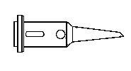 Portasol Sp.1.0S.f Chisel Tip, 1.0mm