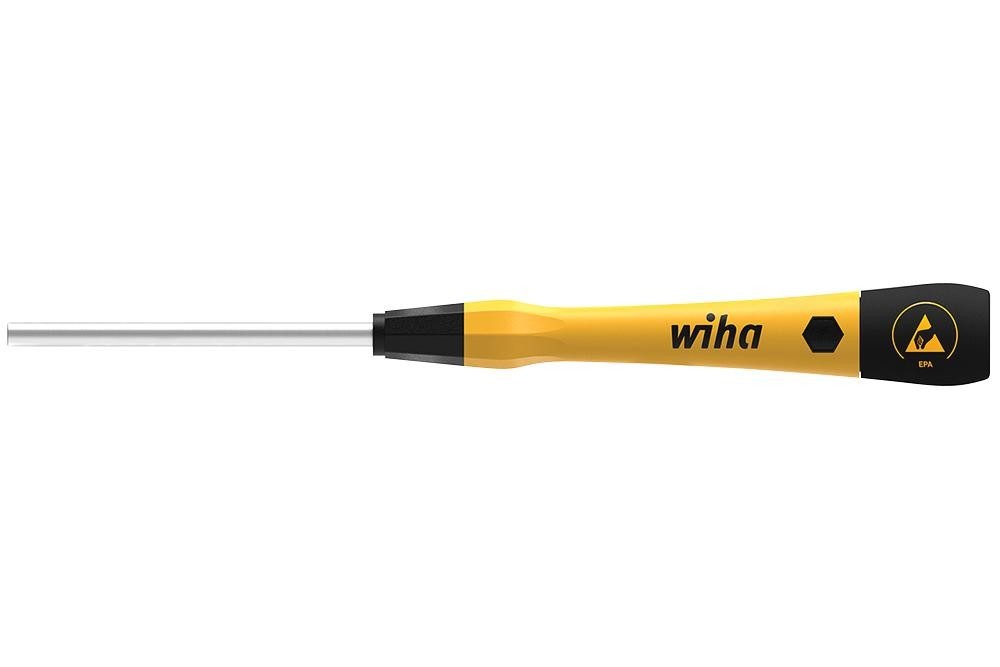 Wiha 43687 Hex Nut Driver, 3mm, 60mm, 160mm, Esd