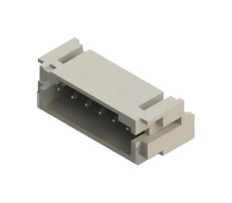 Edac 140-506-417-060 Pin Header Connector, Brass, 6Pos, 1Row, 2mm