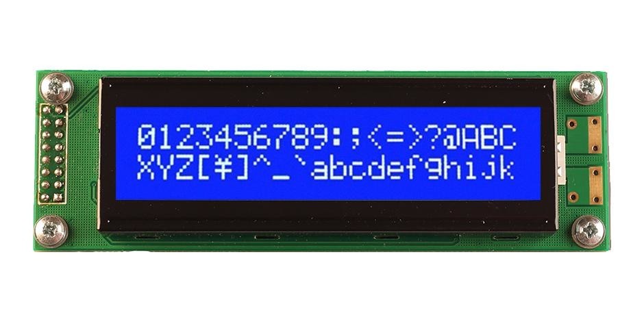 Midas Displays Mc22005A6W-Bnmlw3.3-V2 Lcd Display, Cob, 20 X 2, Blue Stn, 3.3V