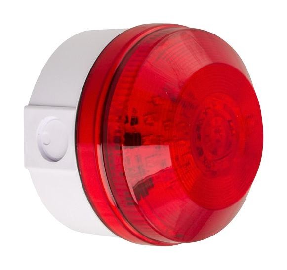 Moflash Signalling Led195-05Wh-02 Beacon, Continuous/flashing, 380V, Red