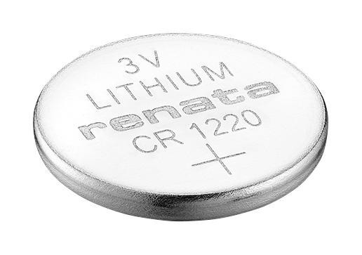 Renata Cr 1220 Mfr (1Bl) Cell, Lithium, Button, 3V