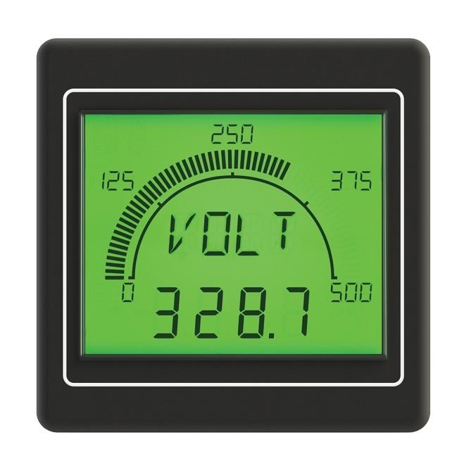 Trumeter Apm-Max-M21-Pu-4B Digital Panel Meter, 4Digit, Lcd, 240Vac