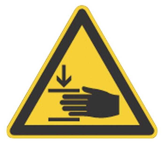 Brady 250307Fr Sign, Warning, Danger Hands, Pk7