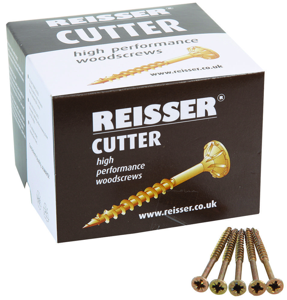 Reisser 8221S220450704 Cutter Wood Screw, Carbon Steel, 70mm