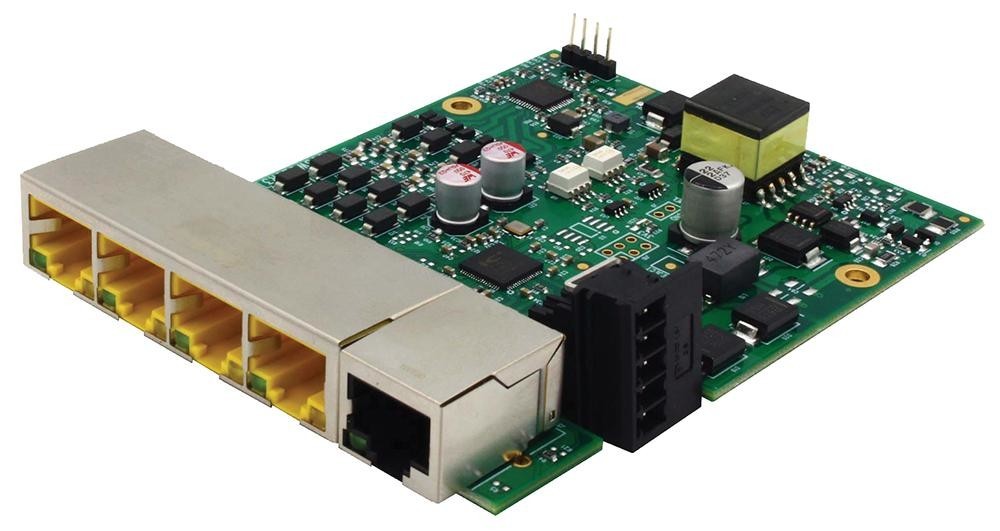 Brainboxes Sw-125 Poe+ Ethernet Switch, Rj45 X 5