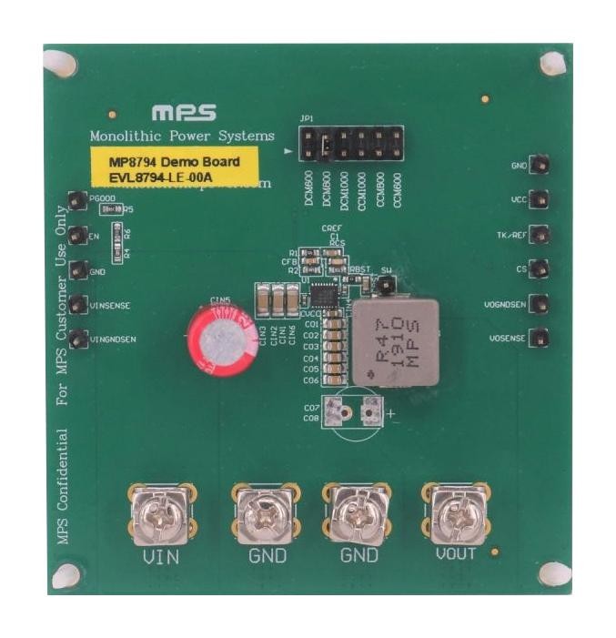 Monolithic Power Systems (Mps) Evl8794-Le-00A Eval Board, Sync Step Down Converter