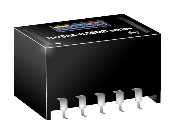 RECOM Power R-78Aa5.0-0.5Smd Converter, Dc/dc, 0.5A, 5V, Smd