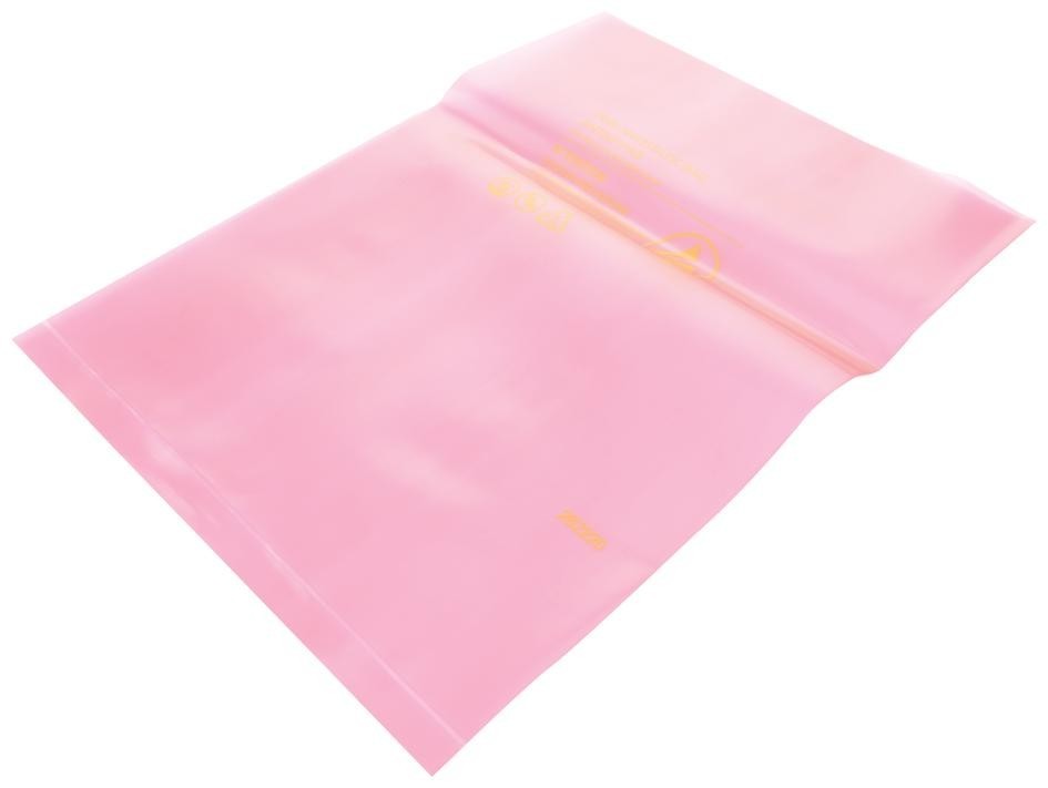 Desco Europe/vermason 204075 Pink Antistatic Bag, 254mm X 355.6mm