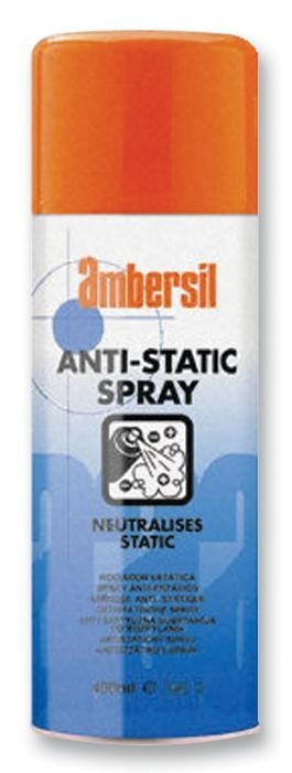 Ambersil Anti-Static Spray, 400Ml Cleaner, Antistatic, Aerosol, 400Ml