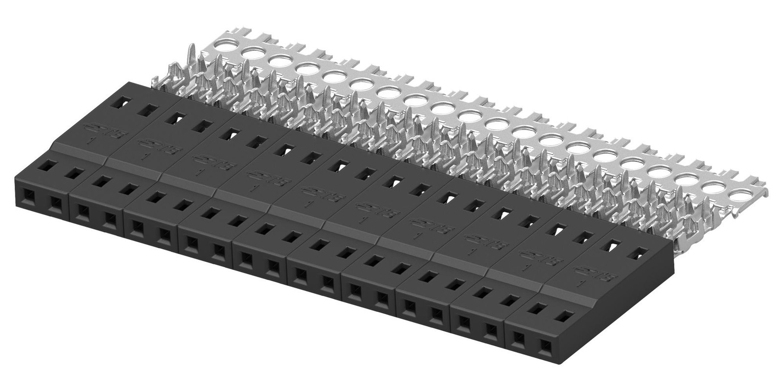 Te Connectivity 2317222-2 Connector, Rcpt, 2Pos, 1Row, Idc