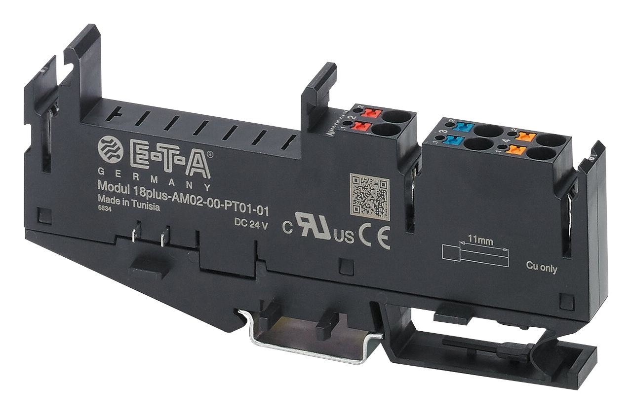 Eta 18Plus-Am02-00-Pt01-01 Connectorection Module, Din Rail, Ckt Breaker