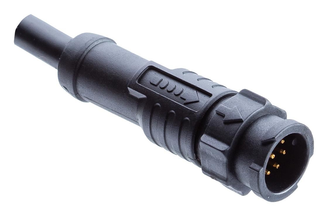 Amphenol LTW Az-17Bmm-Ql8C05 Cir Cable, 17P Plug-Free End, 5M