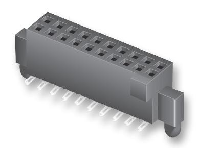 Samtec Sfm-110-02-S-D-A Socket, 1.27mm, Smt, 20 Way