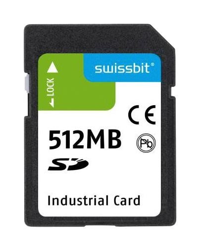 Swissbit Sfsd0512L1Bn1Wi-I-Me-111-Std Sd Flash Memory Card, 512Mb