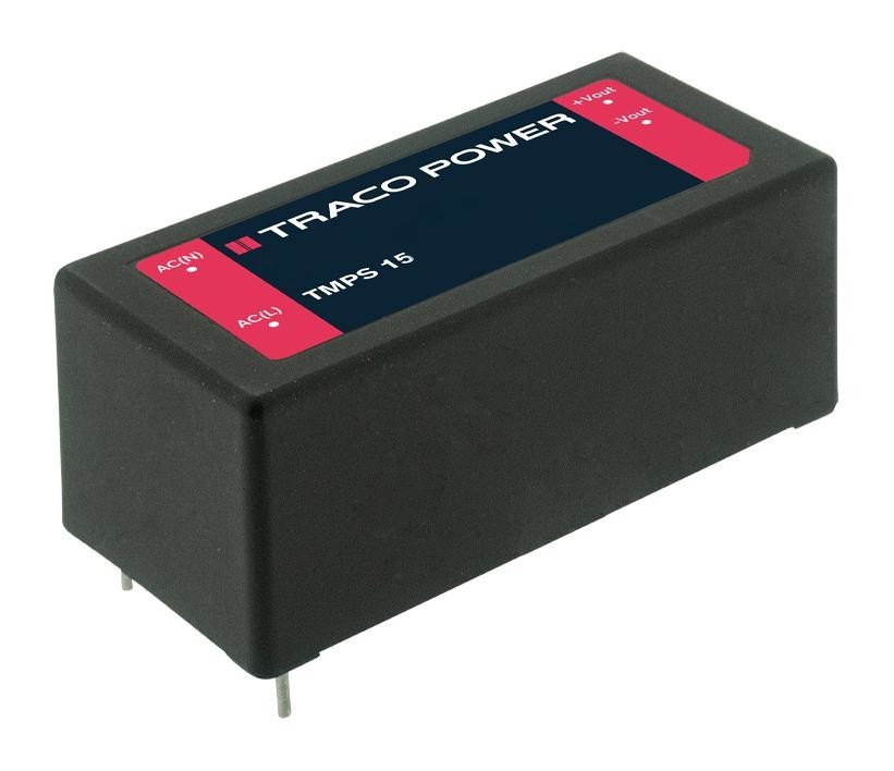 TRACO Power Tmps 15-105 Power Supply, Ac-Dc, 5V, 3A