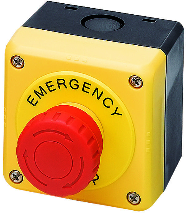 IDEC Fb1W-Hw4B-V411R-Emo-2 Switch, Emergency Stop, 1No/1Nc, 600Vac