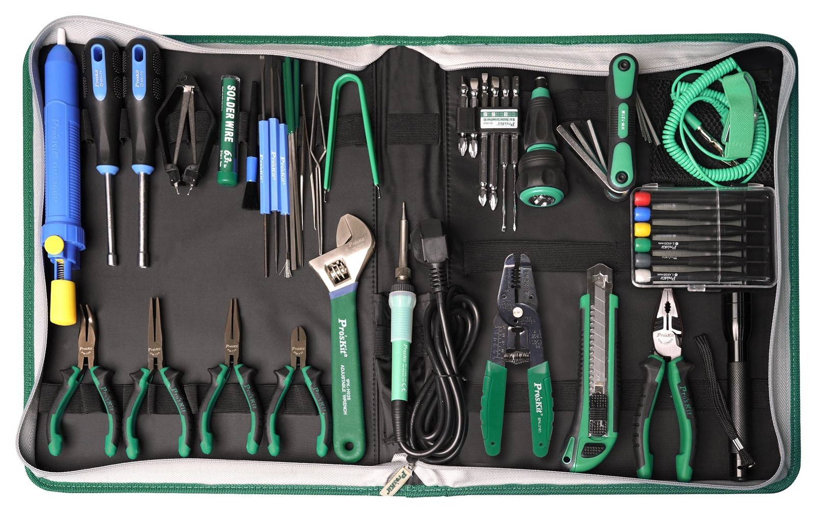 Proskit Industries Pk-2002B Technician Tool Kit, Eu, 220V