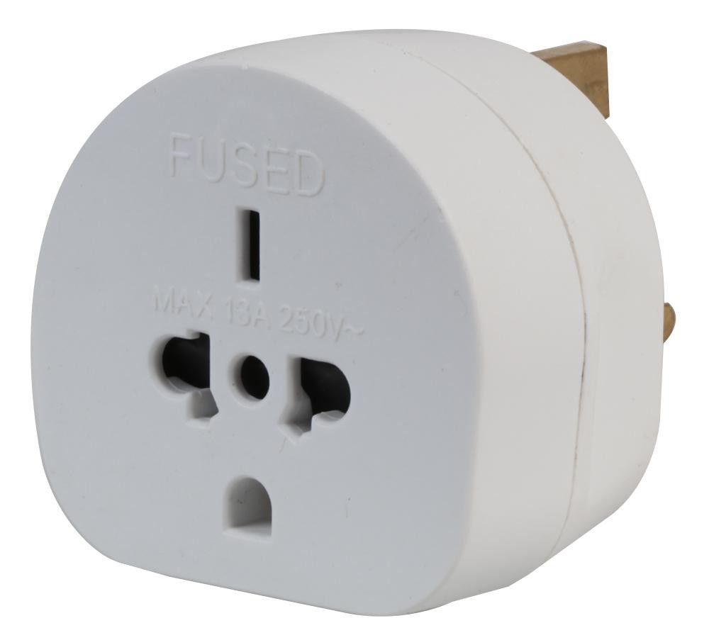 Pro Elec Pel00140 Travel Adaptor All Continents To Uk, Wht