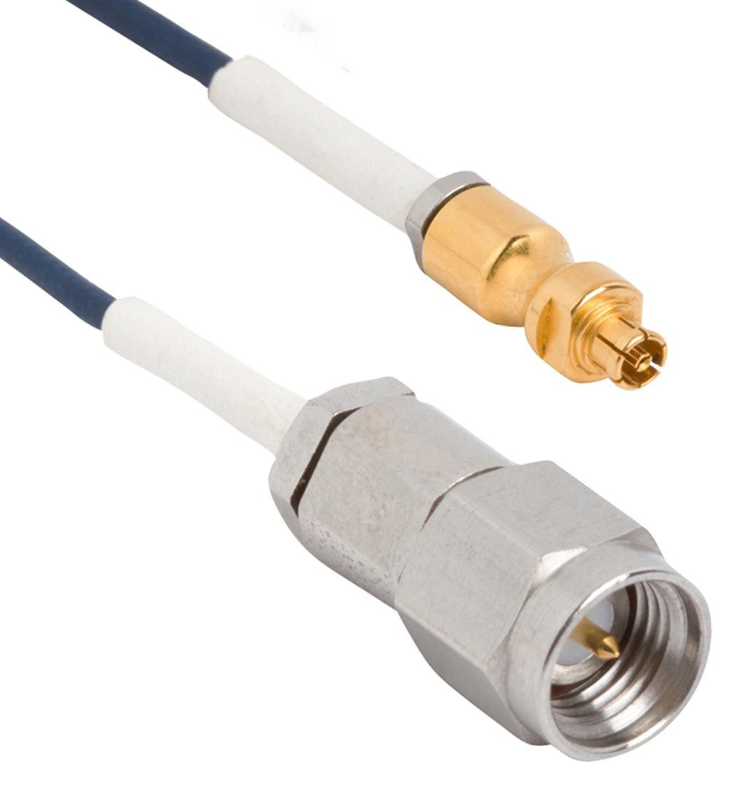 Amphenol SV Microwave 7032-7821 Coax Cable, Sma Plug-Smpm Jack, 6