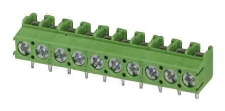 Phoenix Contact Pt1,5/3-5.0-V Terminal Block, Wire To Brd, 3Pos, 16Awg