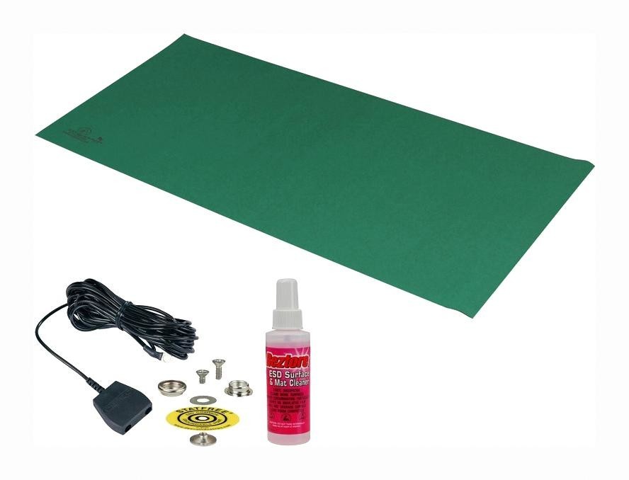 Desco 65153 Mat Kit, Vinyl, Green, 0.08