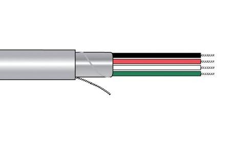 Alpha Wire 1219/40C Sl005 Shld Flex Cable, 40Cond, 24Awg, 30M