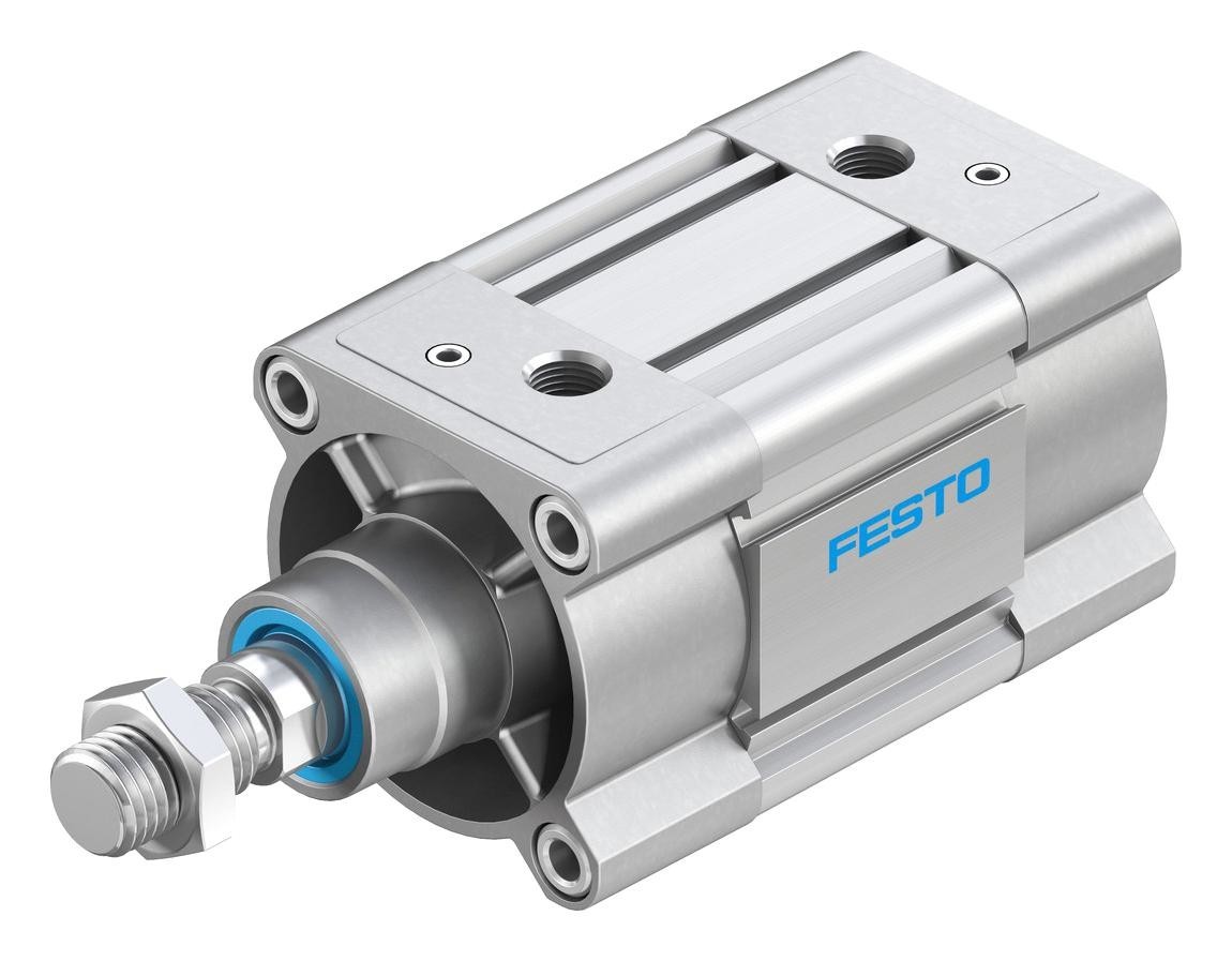 Festo Dsbc-80-30-D3-Ppva-N3 Cylinder, Dbl Acting, 80mm, 12Bar, 30mm