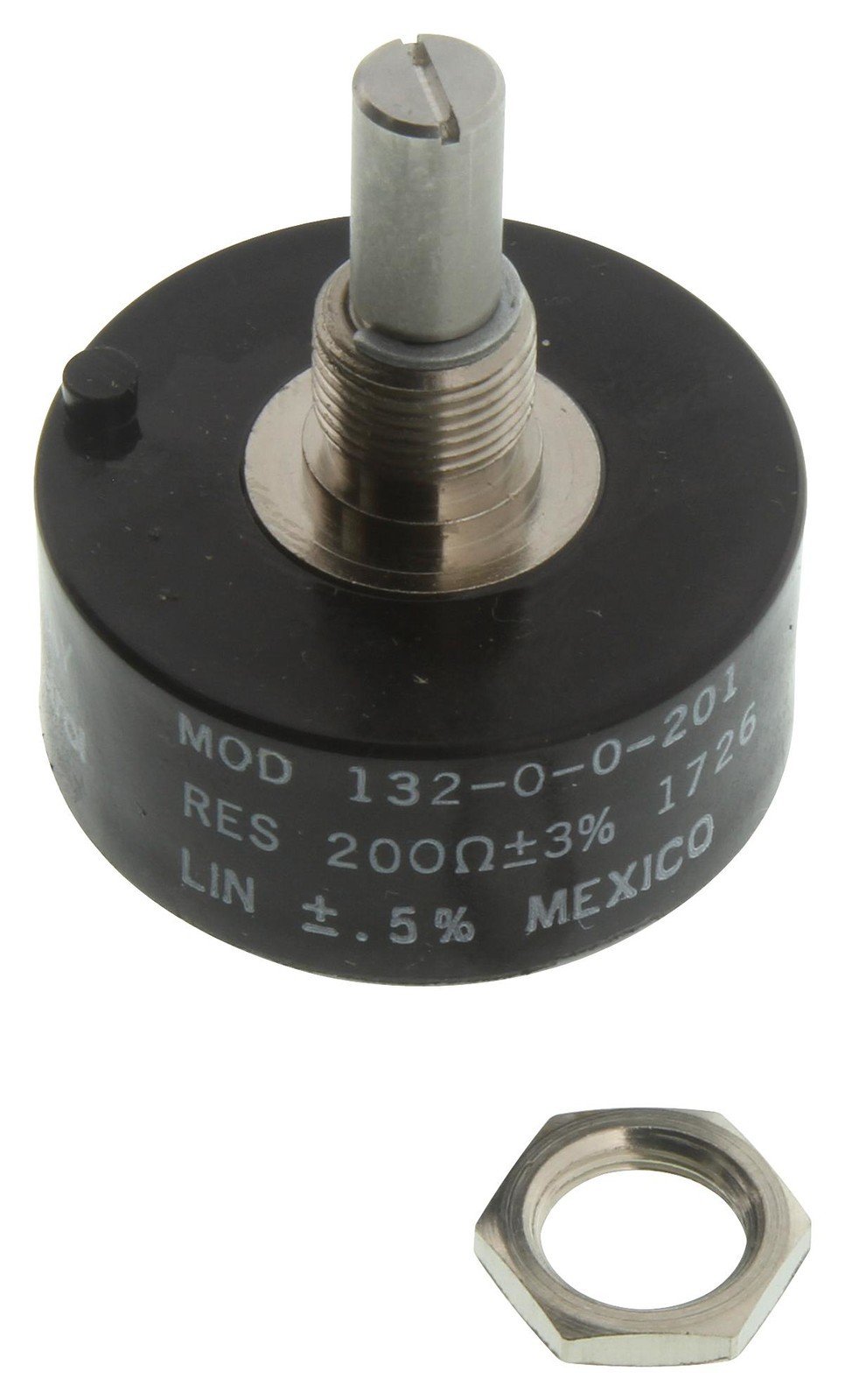 Vishay 132-0-0-201 Wirewound Potentiometer