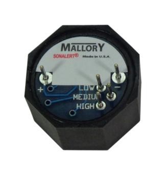 Mallory Mss5G Piezo Transducer, Alarm, 90Dba, 4Khz