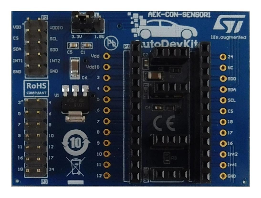 STMicroelectronics Aek-Con-Sensor1 Connector Board, Discovery/mems Sensor Board