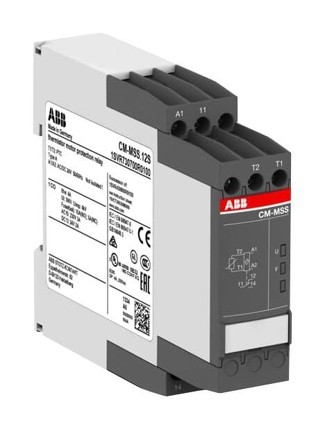 Abb 1Svr730700R0100 Motor Protect Relay, Spdt, 24Vac/dc