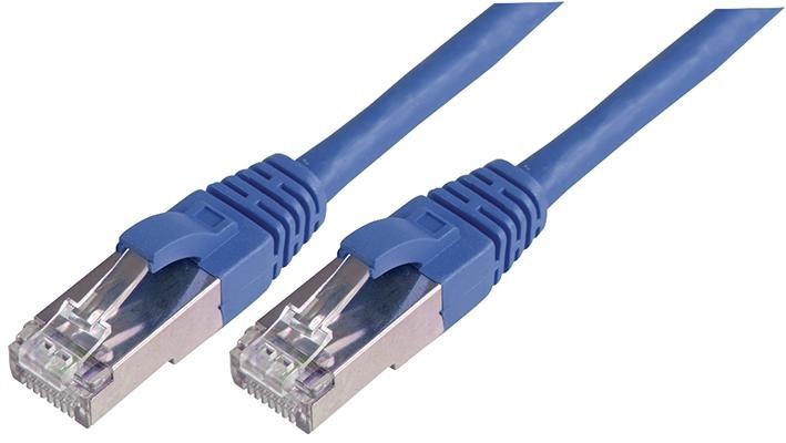 Connectorectix Cabling Systems 003-010-005-03C Patch Lead, Cat 6A, Sftp, Blue 0.5M