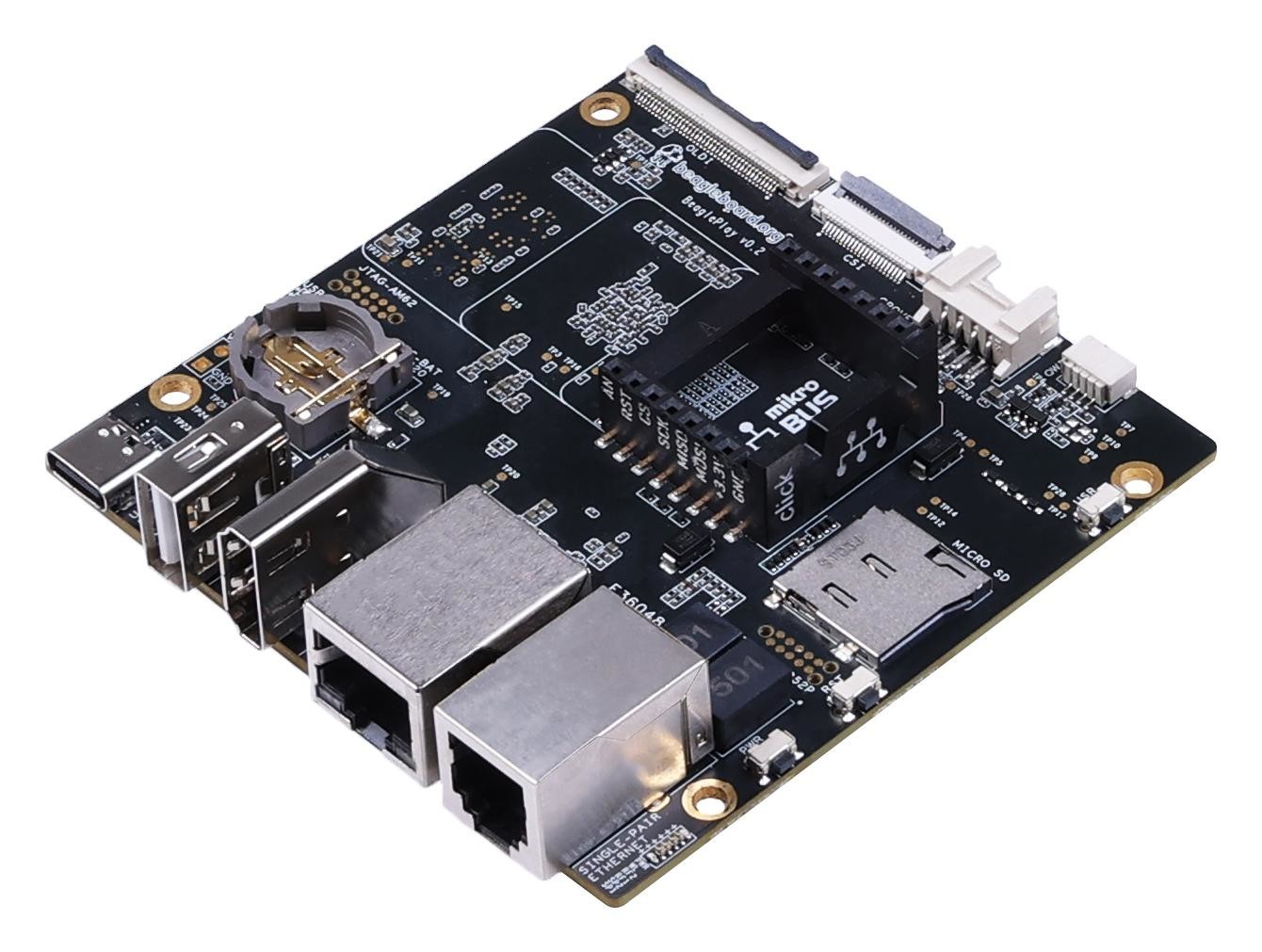 BeagleBoard 102110762 Beagleplay Board, ARM Cortex-A53/m4