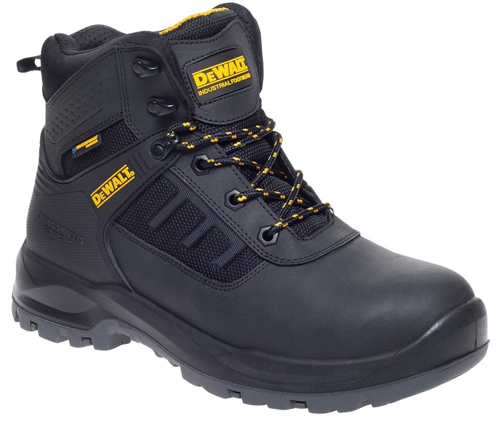 Dewalt Workwear Douglas 9 Black Douglas, Safety Boot, Waterproof, Blk, 9