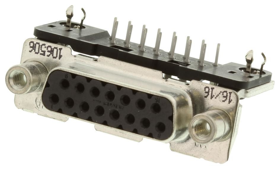 Amp Connectors / Te Connectivity 3-106506-2 Socket, D, 40-40Unc, 15Way