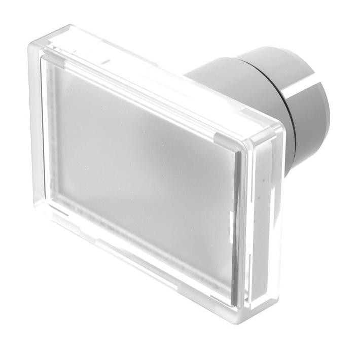 EAO 22-903.7 Lens, Plastic, Rectangular, Transparent