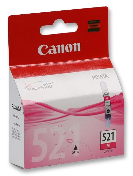 Canon Cancli-521M Ink Cartridge, Magenta, Cli-521M