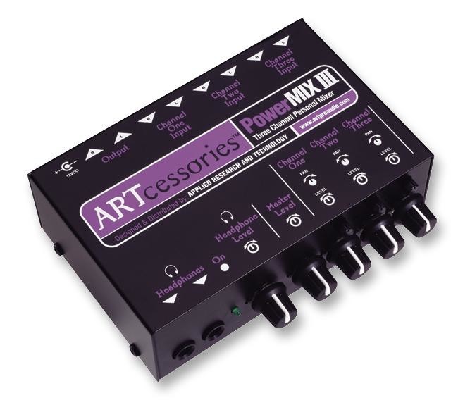 Art Powermix Iii Mixer, 3 Ch Stereo
