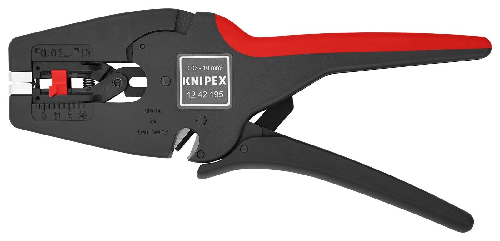 Knipex 12 42 195 Wire Stripper, Self Adapting