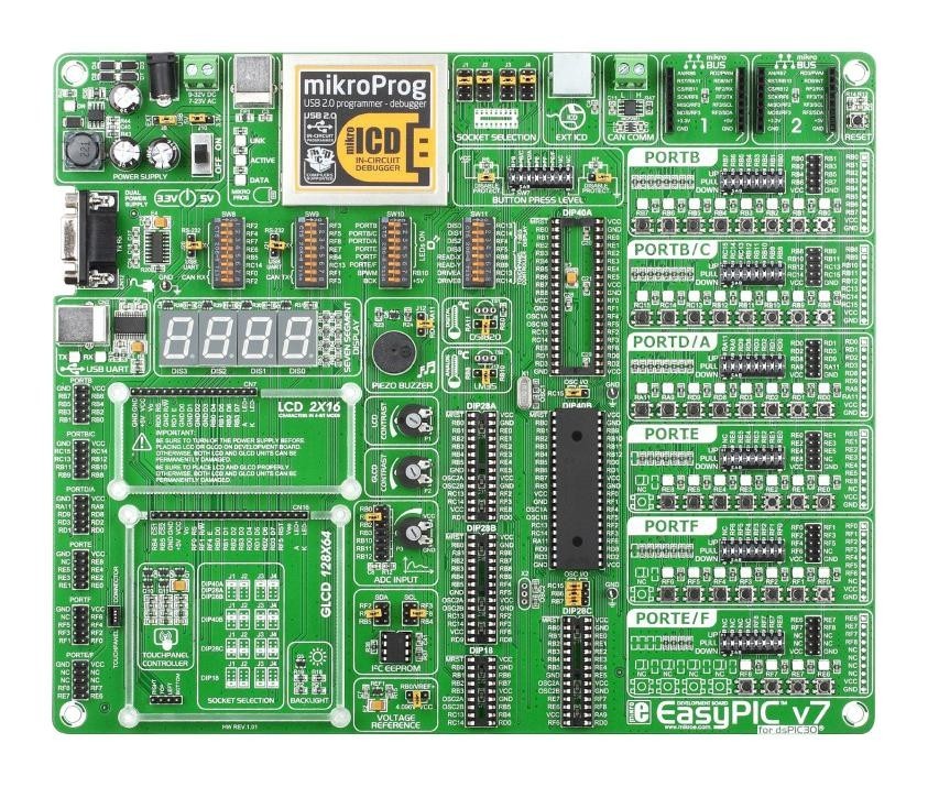 MikroElektronika Mikroe-1153 Development Kit, Dspic30 Mcu