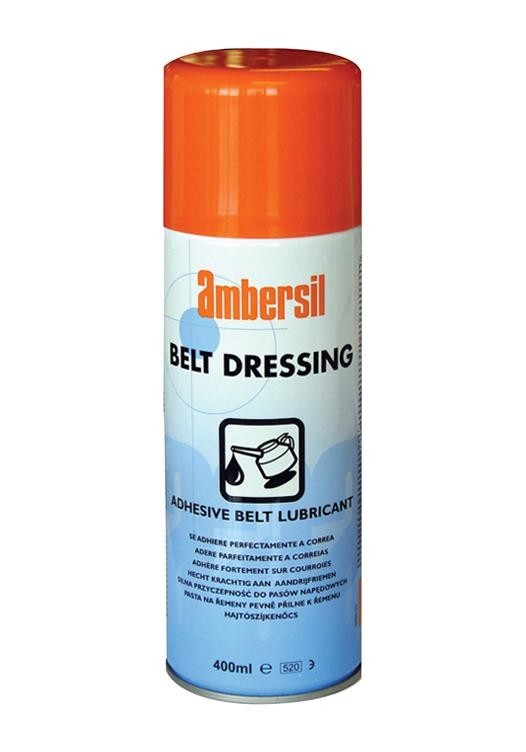 Ambersil Belt Dressing Fg, 400Ml Lubricant, Fluid, Aerosol, 400Ml