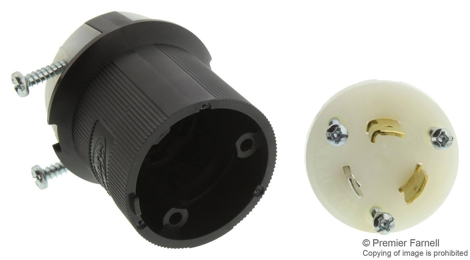 Hubbell Wiring Devices Hbl2311 Twist Lock Plug, 2P3W, 20A 125V, L5-20P