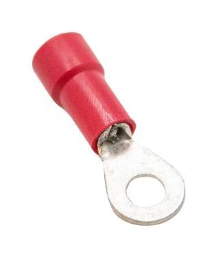 Mueller Electric Bu-190540035 Terminal, Ring Tongue, #6, Red, 18Awg