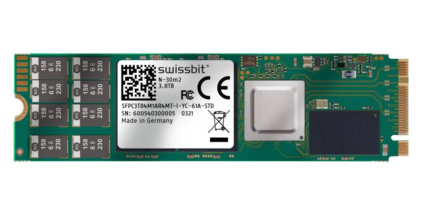 Swissbit Sfpc120Gm1Ec4To-I-5E-526-Std Ssd, Pcie, 3D Tlc Nand, 120Gb