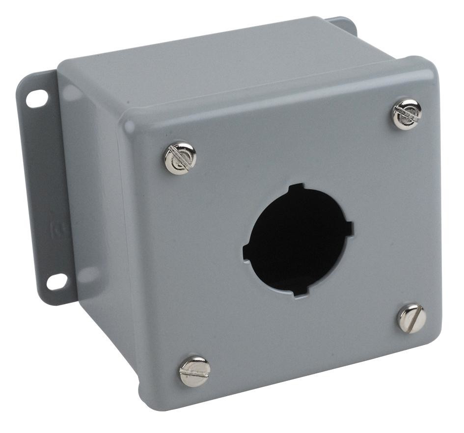 nVent Hoffman E1Pb Enclosure, Pushbutton, 1 Hole, Steel