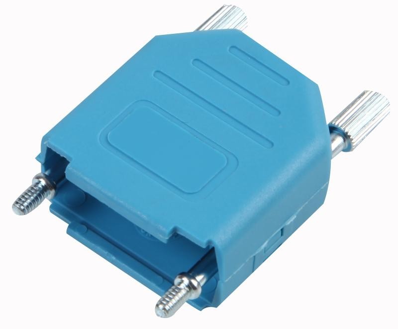 MH Connectors Mhdppk9-B-K Backshell, D, Blue, 9Way