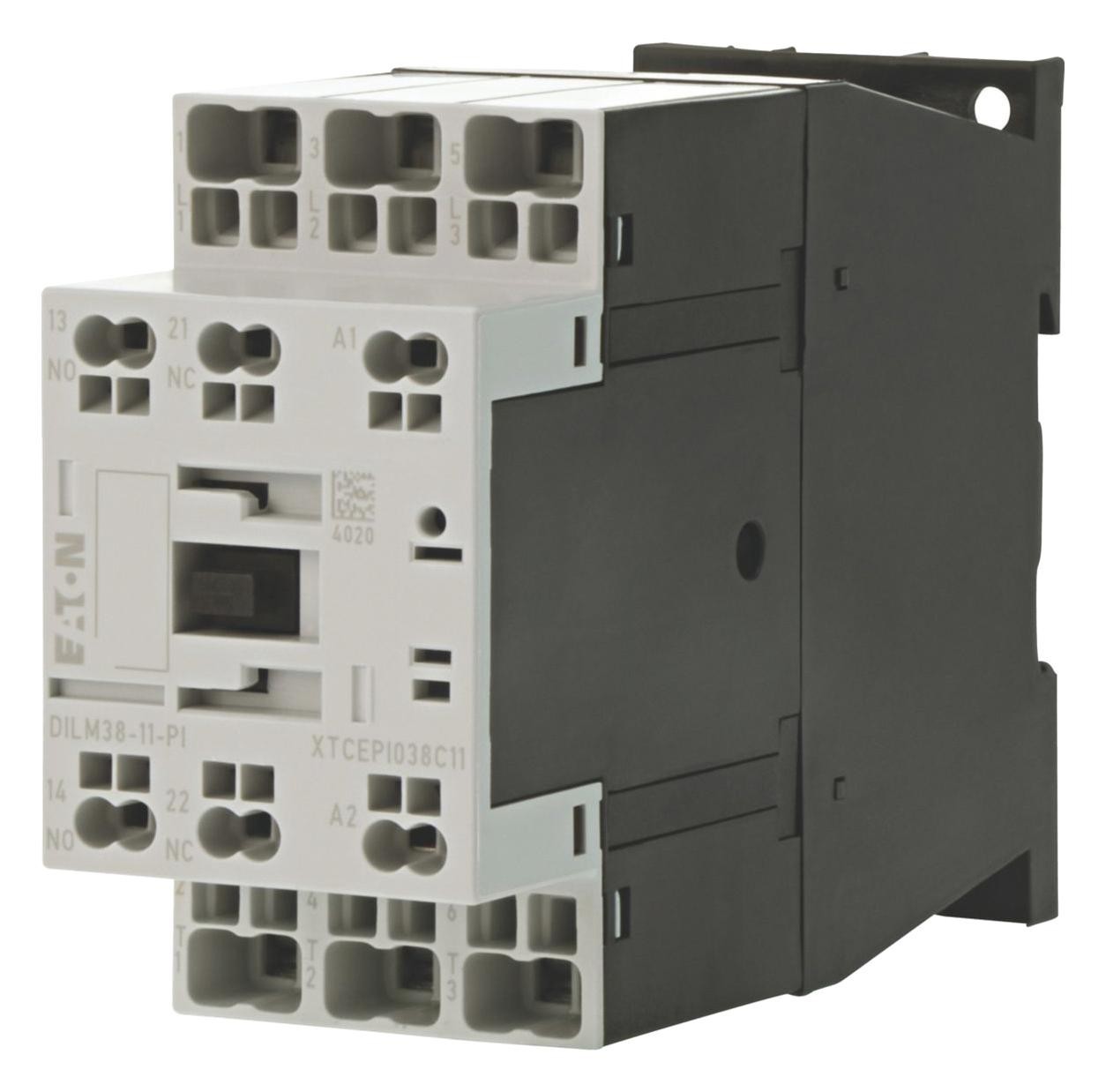 Eaton Moeller Dilm38-11(230V50/60Hz)-Pi Contactor, 3Pst-No, 230Vac, Din/panel