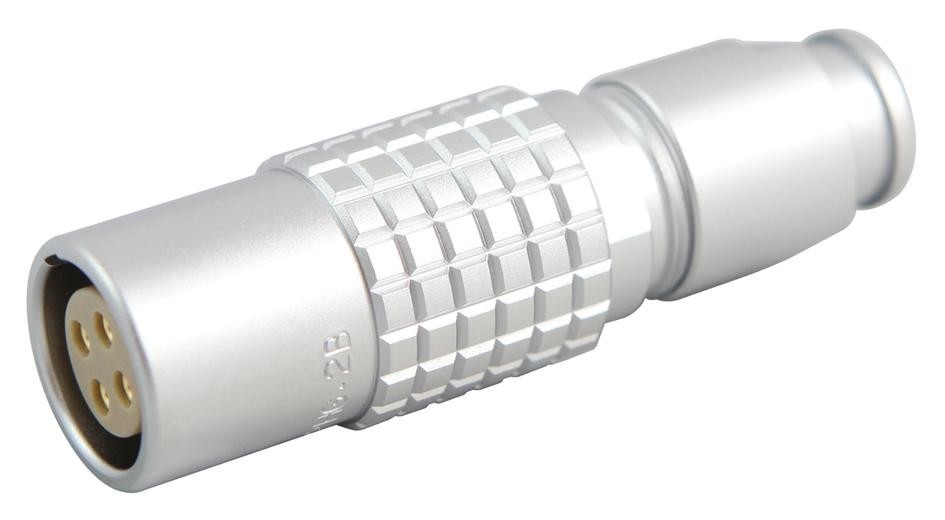 LEMO Phg.2B.304.clld92Z Socket, In-Line, 4Way