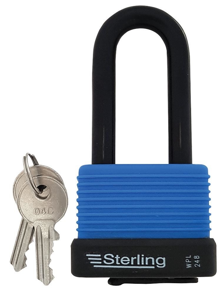 Sterling Security Products Wpl248 Padlock Weatherproof L/s 48mm Aluminium